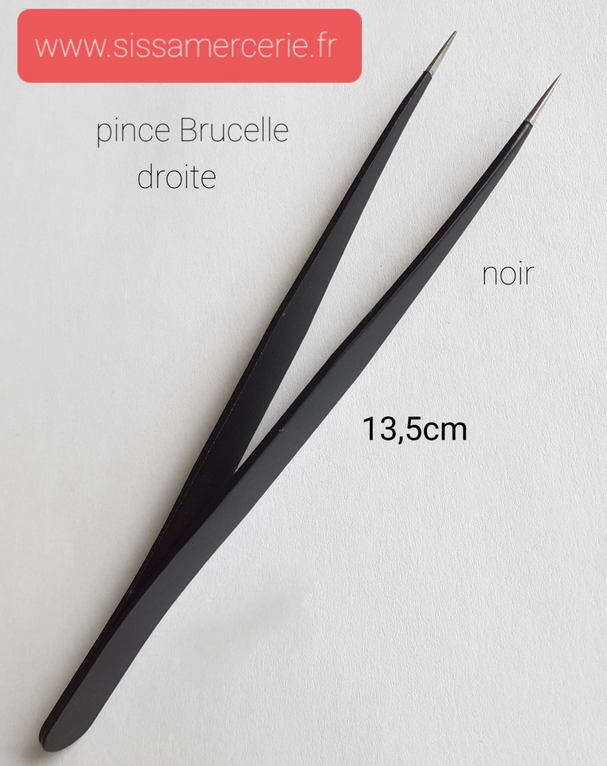 Pince Brucelle droite 13,5cm/3 couleurs Pince Brucelle droite 13,5cm/3 couleurs