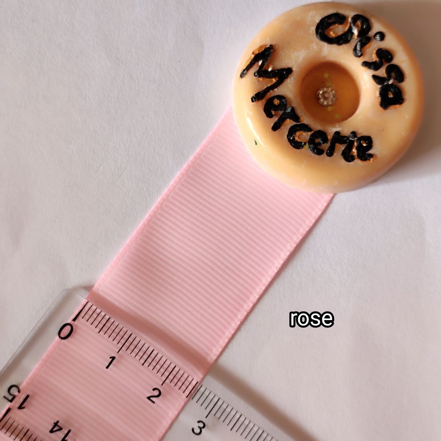 9,50 m de ruban gros grain 25 mm (choisissez vos couleurs)