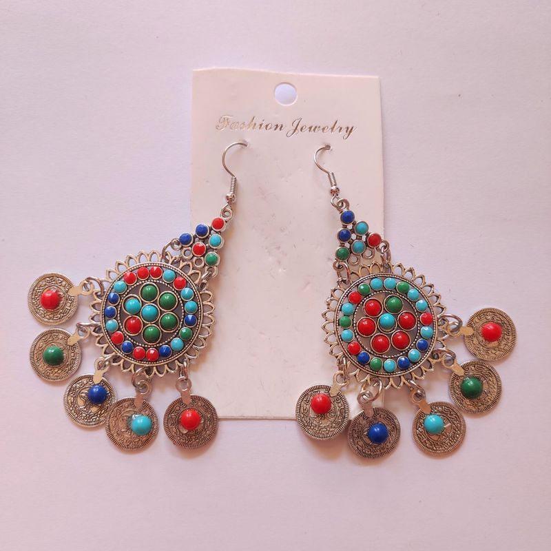 Bijoux kabyles fantaisie(Boucles, bracelet, chaîne de tête)