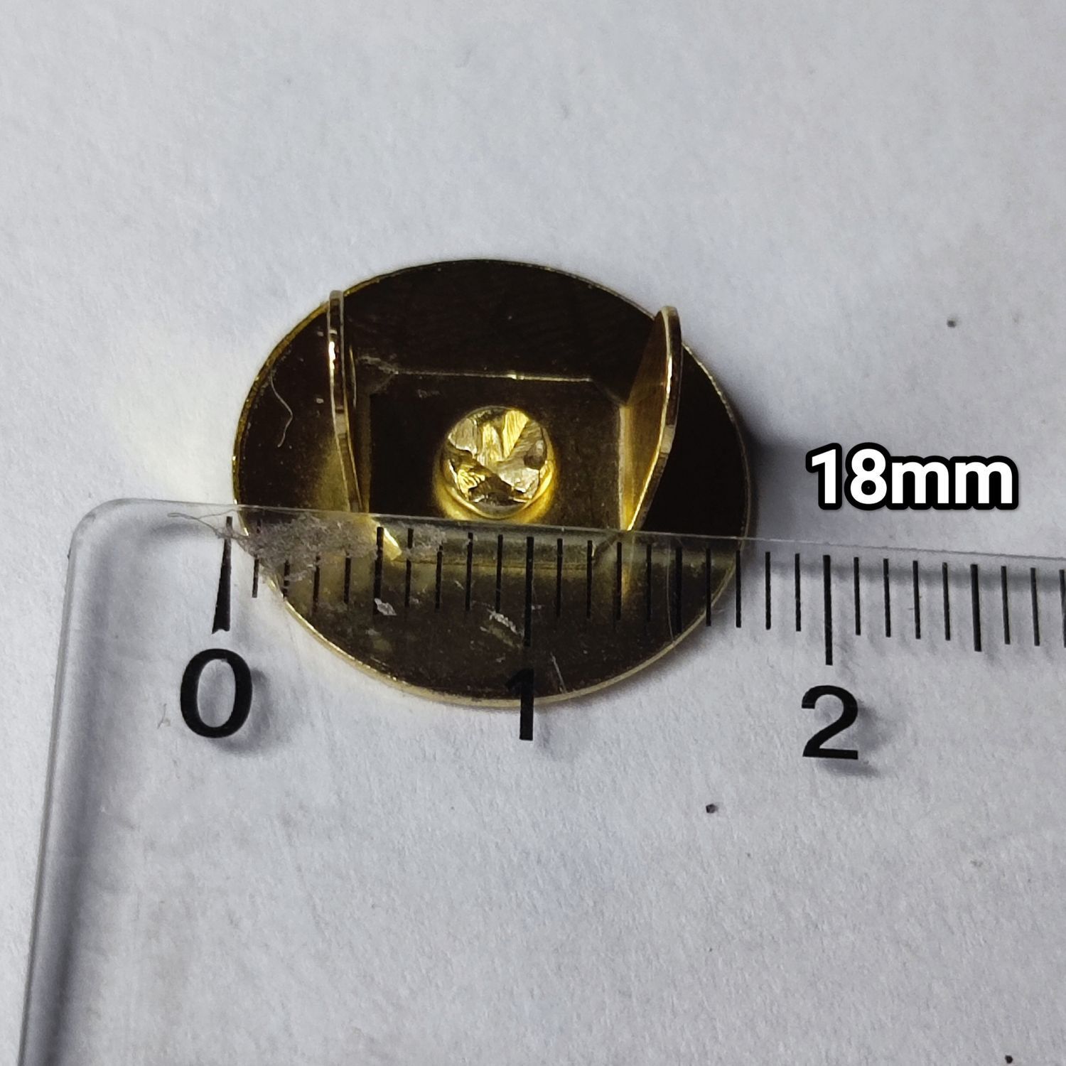 Bouton pression 18mm/4 couleurs