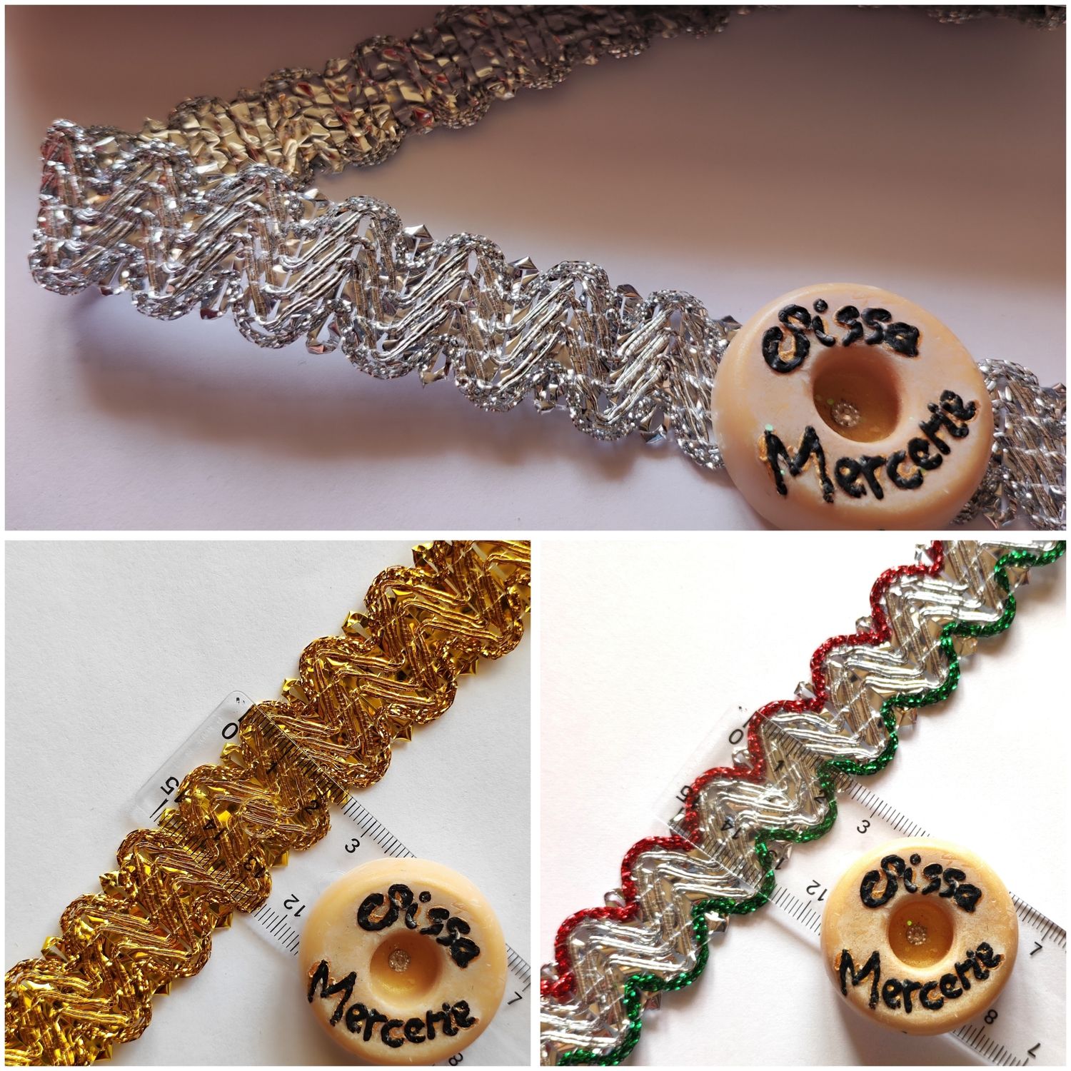 Galon 2,5 cm (choisissez vos couleurs)