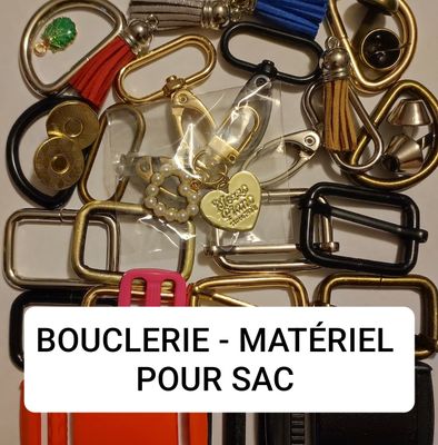 Bouclerie et matériel pour sac
