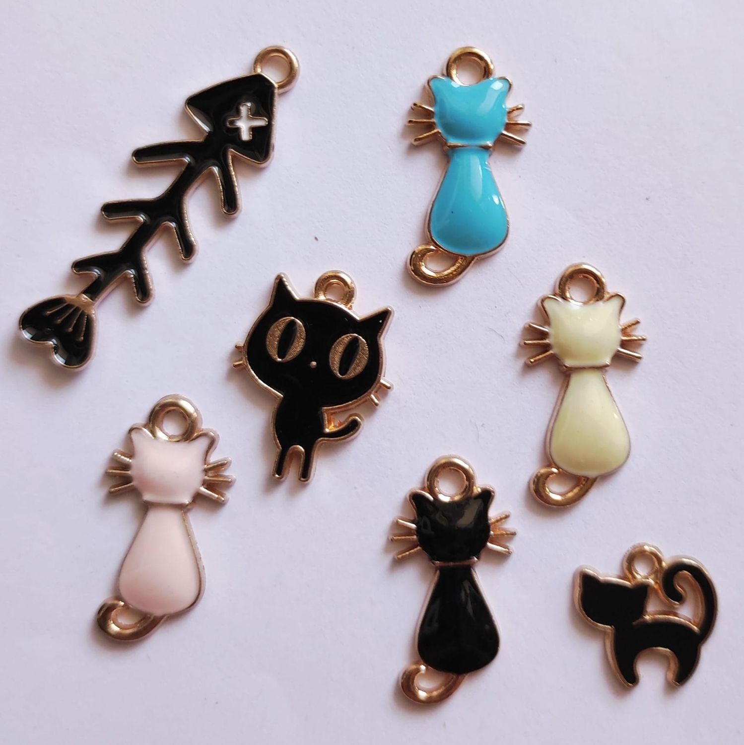 Pendentif chat  (choisissez vos motifs)