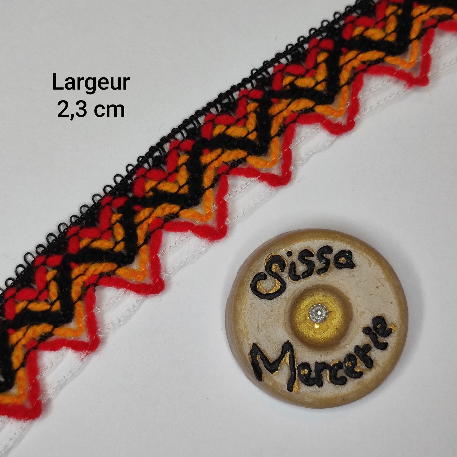 Galon kabyle 2,30 m  (choisissez vos couleurs)