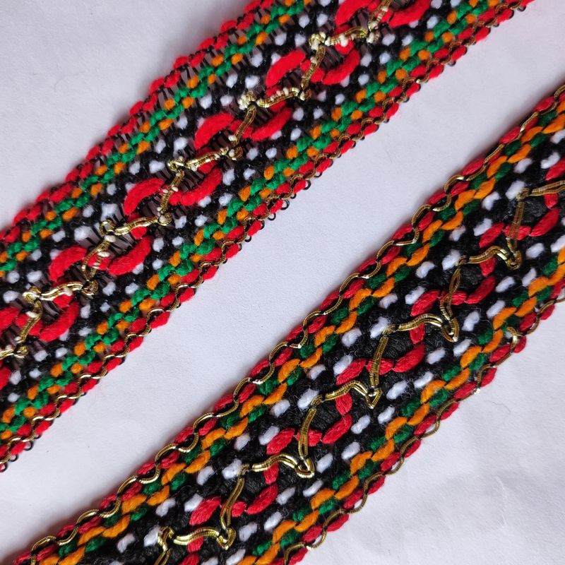 Galon kabyle avec fil doré (choisissez vos couleurs)