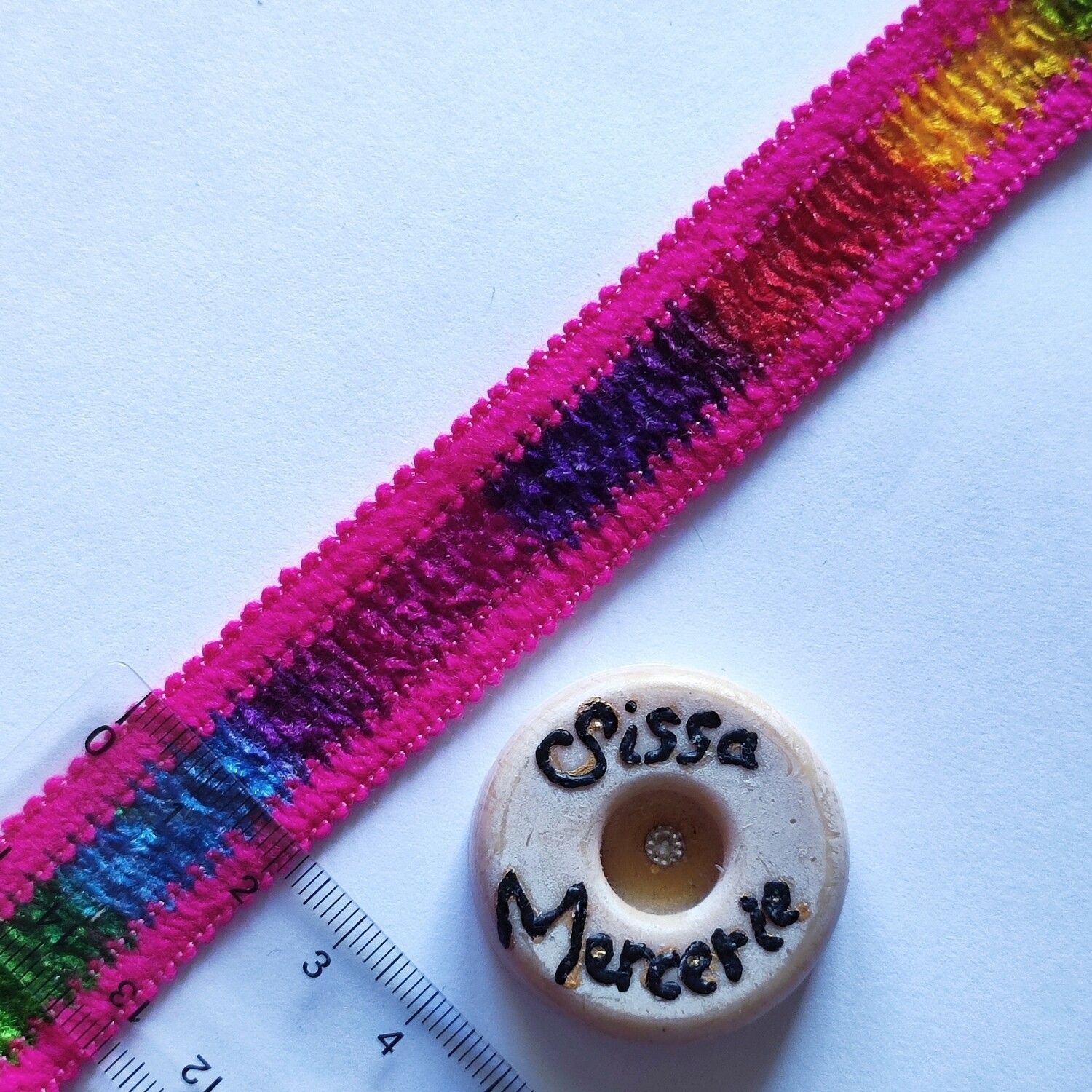 Galon arc en ciel  (choisissez vos couleurs)