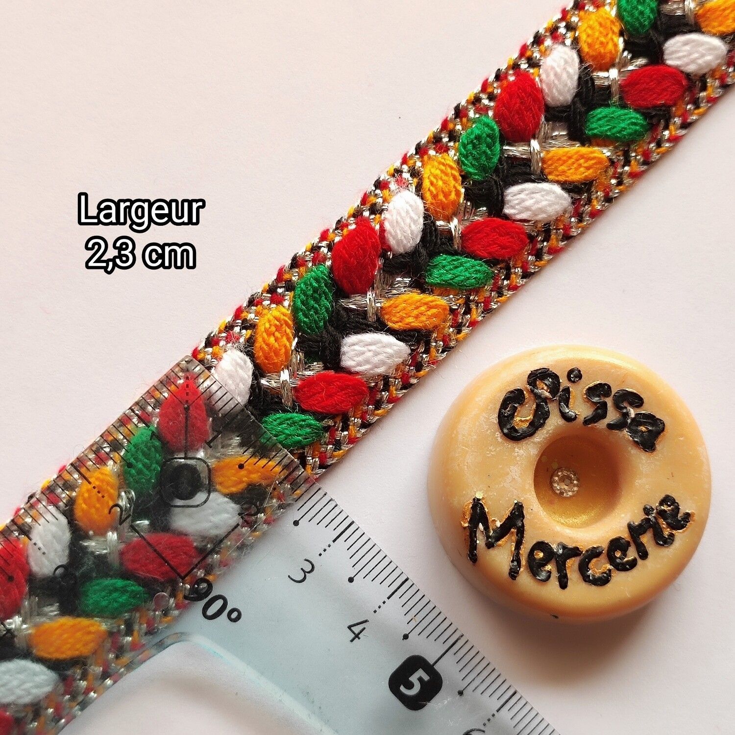 Galon kabyle tressé (choisissez vos couleurs)