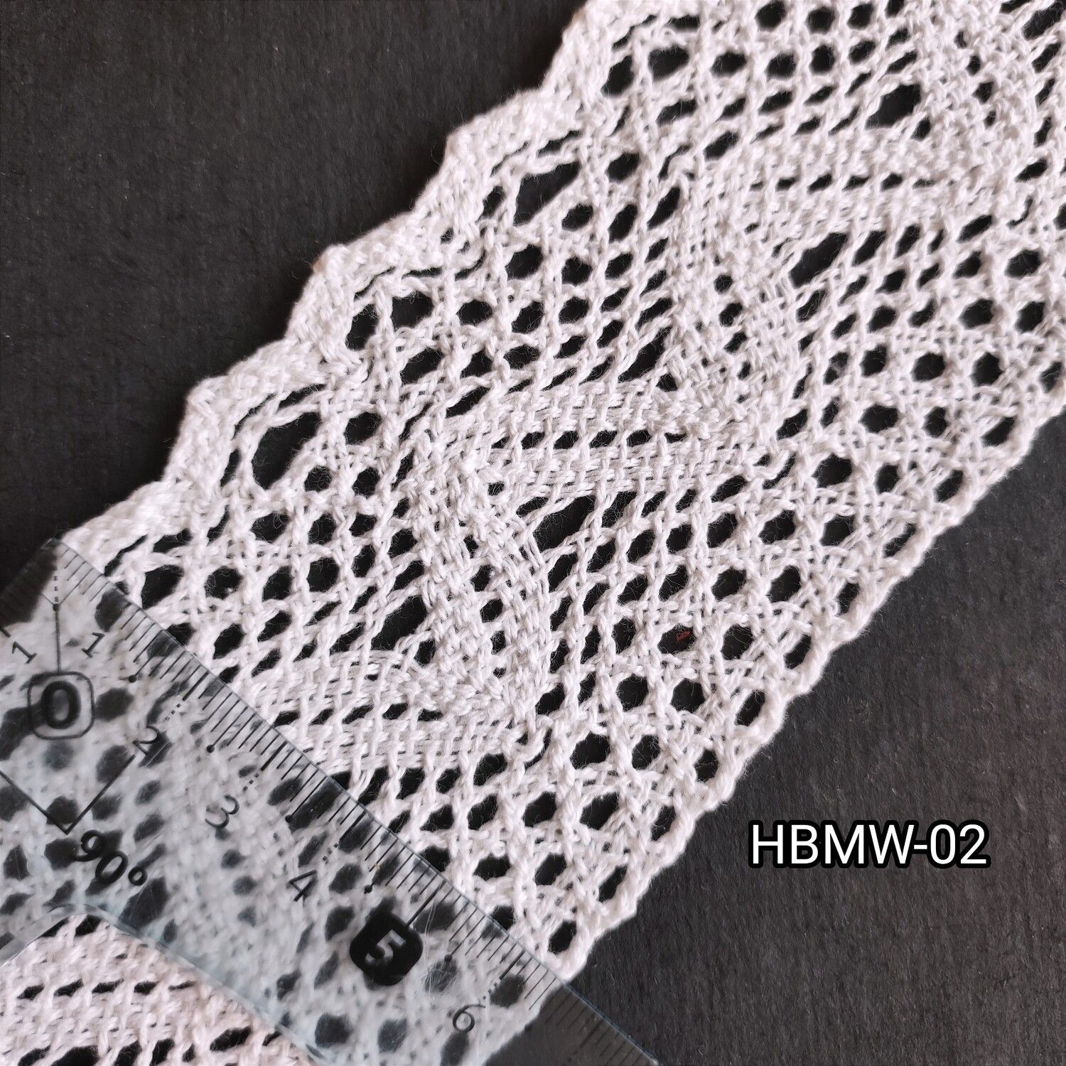 4,80 m dentelle coton blanche (choisissez vos modèles)