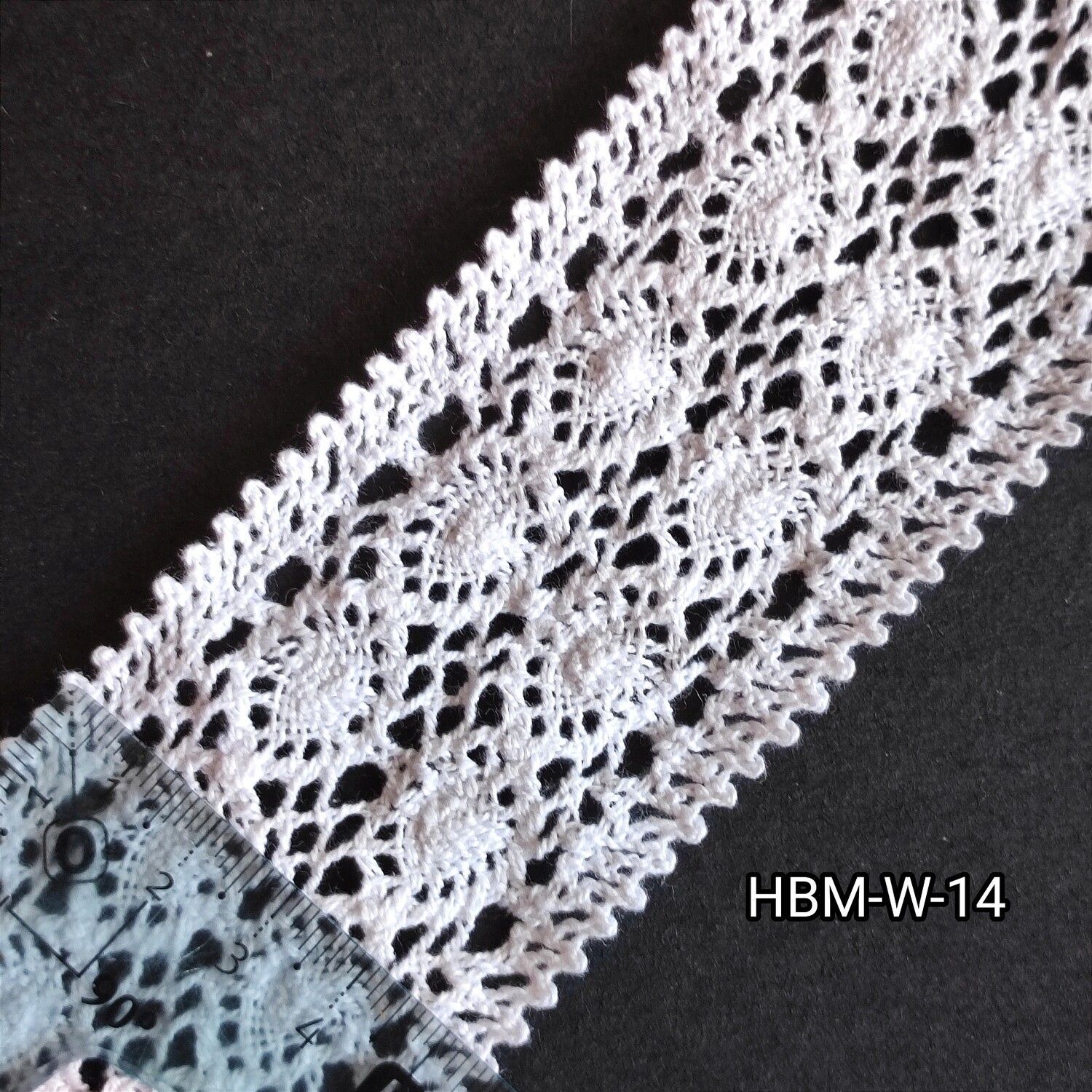 4,80 m dentelle coton blanche (choisissez vos modèles)