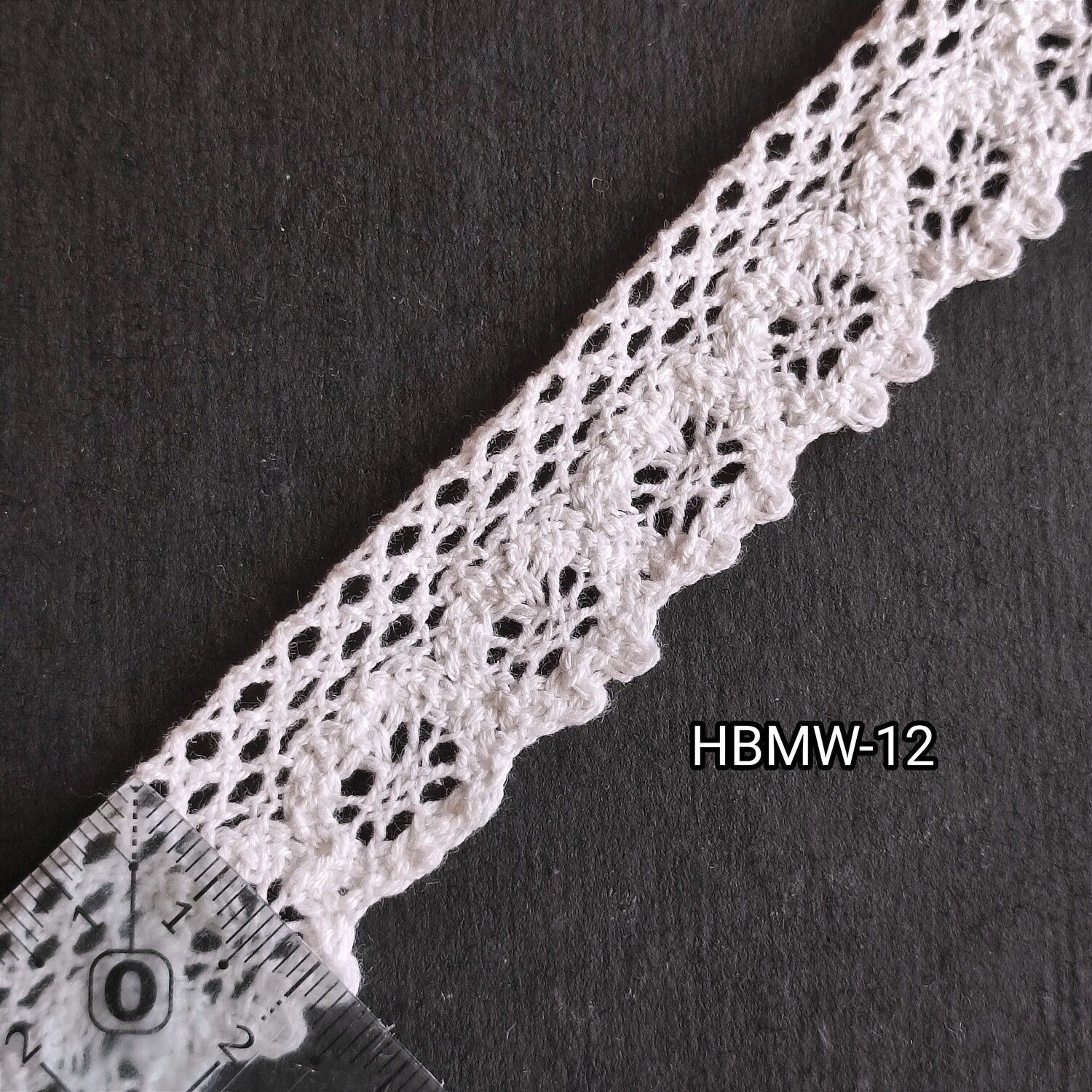 4,80 m dentelle coton blanche (choisissez vos modèles)