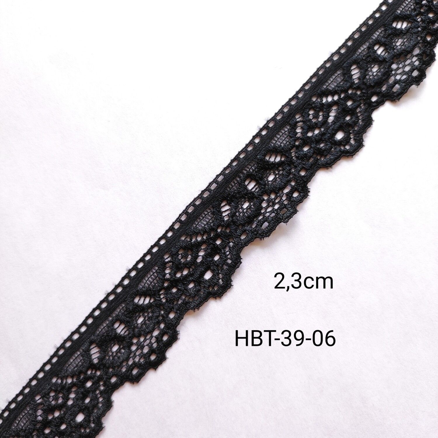 4,5 m dentelle noire élastique (choisissez vos modèles)
