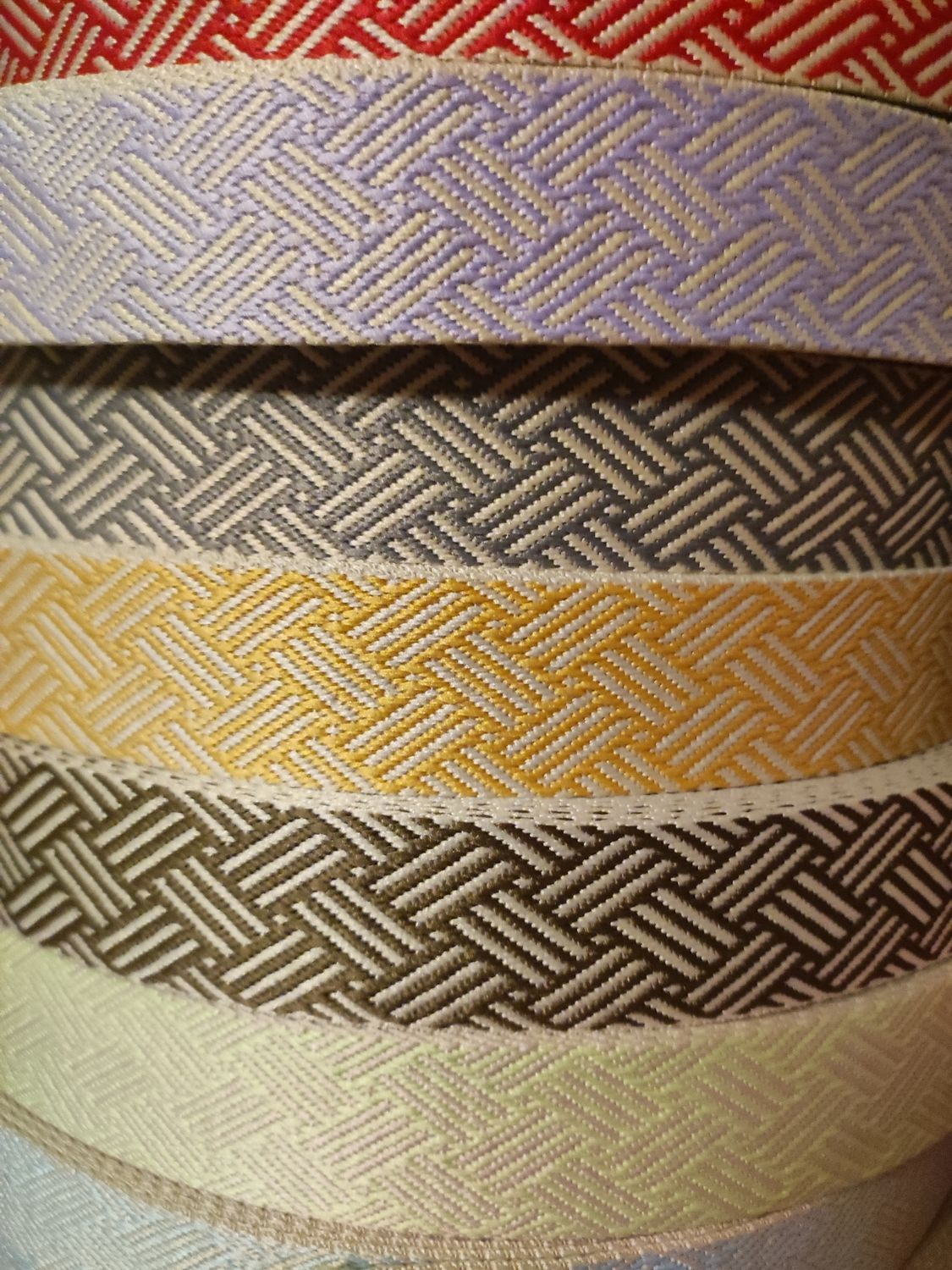 Sangle fantaisie réversible 38mm (choisissez parmi 36 couleurs)