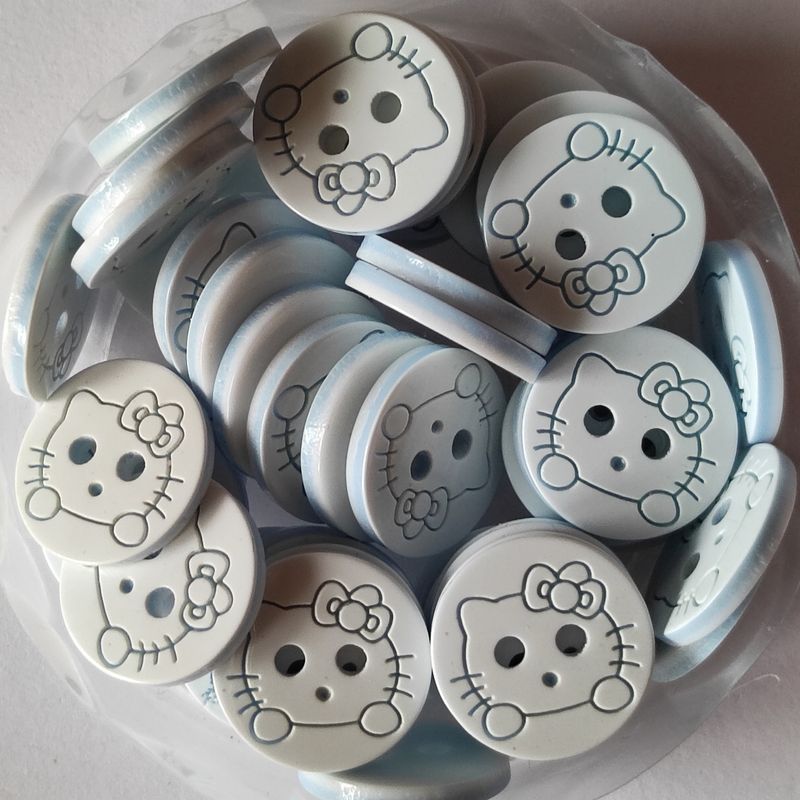 10 boutons chat 12mm LOT 12 (choisissez vos couleurs)