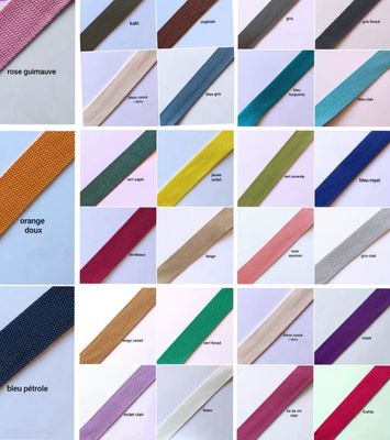 Sangle coton 32mm ép 1,5mm au mètre (choisissez parmi 55 couleurs)