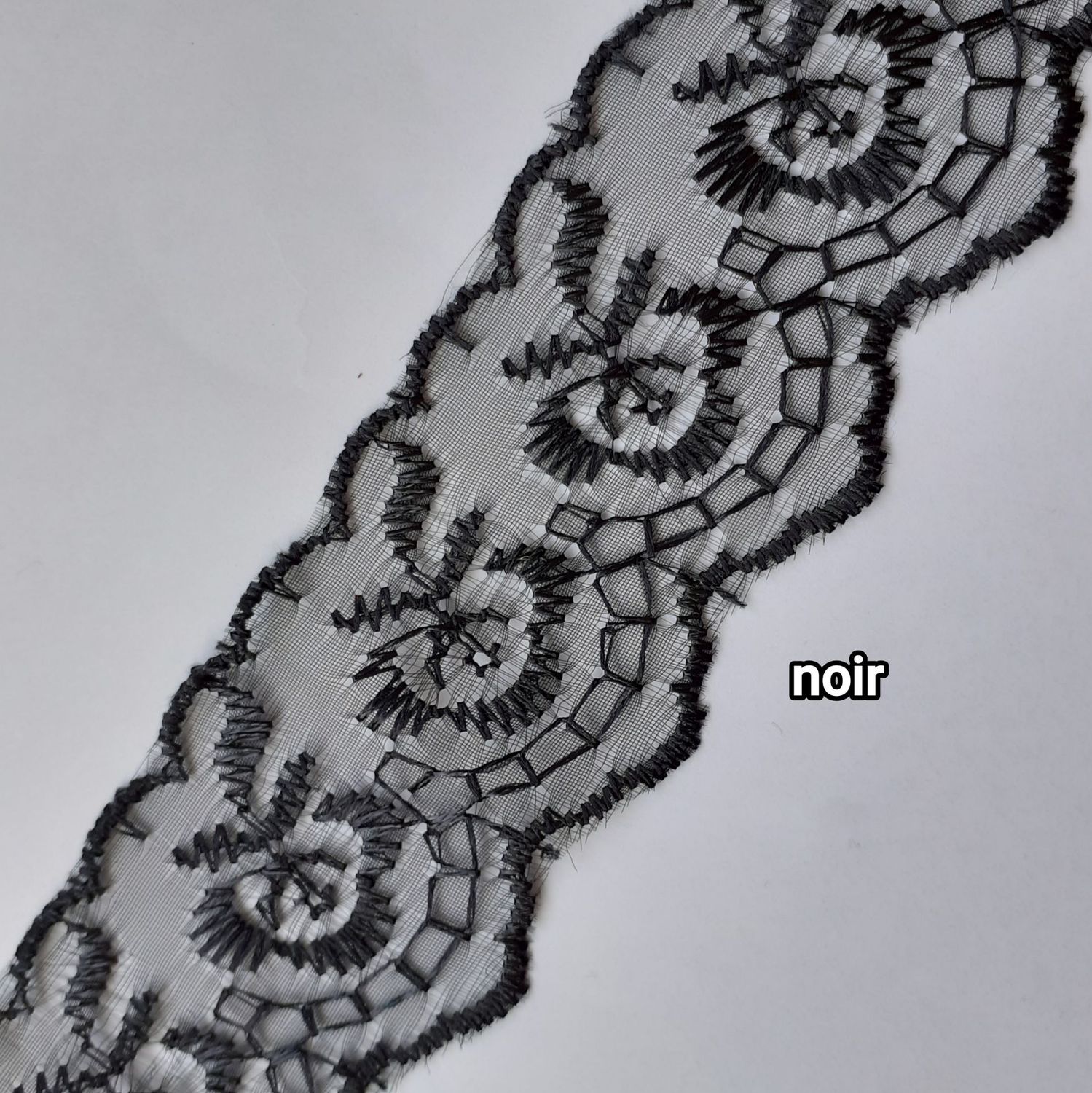 Dentelle organza 4cm au m/ choisissez vos couleurs