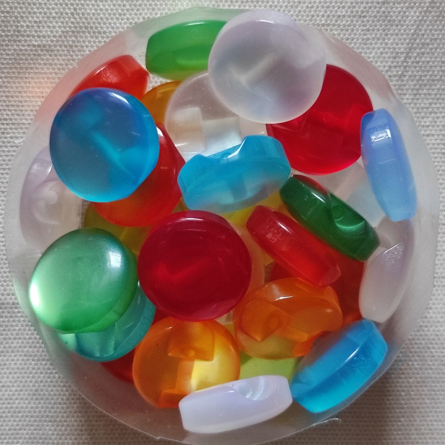 10 boutons fantaisie rond LOT 145