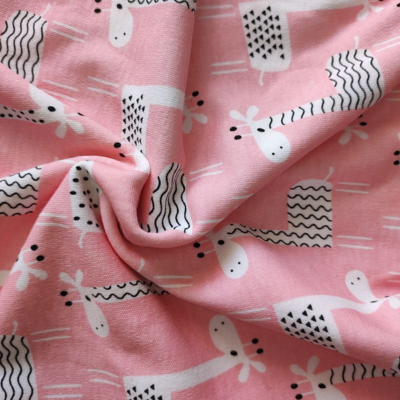 Tissus imprimé 100% coton jersey (choisissez vos motifs)