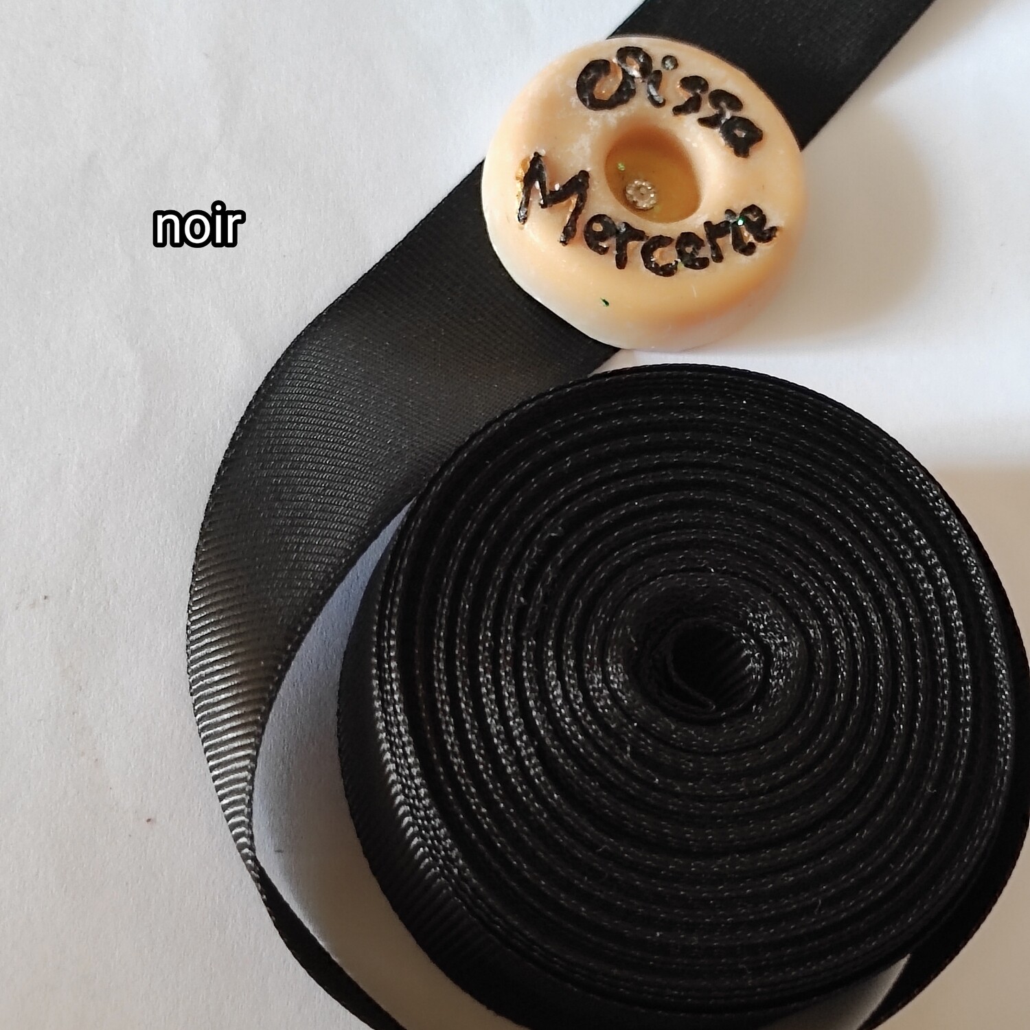 9,50 m de ruban gros grain 25 mm (choisissez vos couleurs)