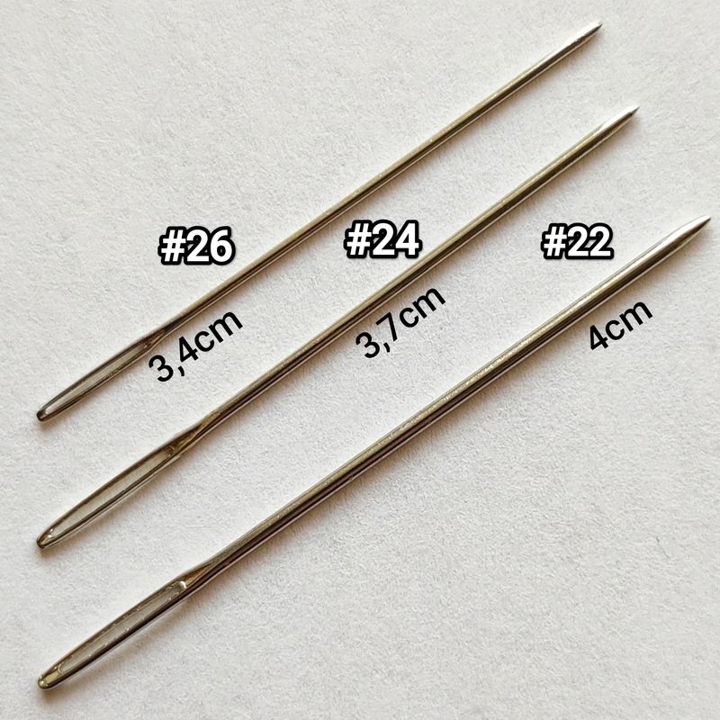 Aiguille tapisserie à bout rond 22#,24#,26# Aiguille tapisserie à bout rond 22#,24#,26#