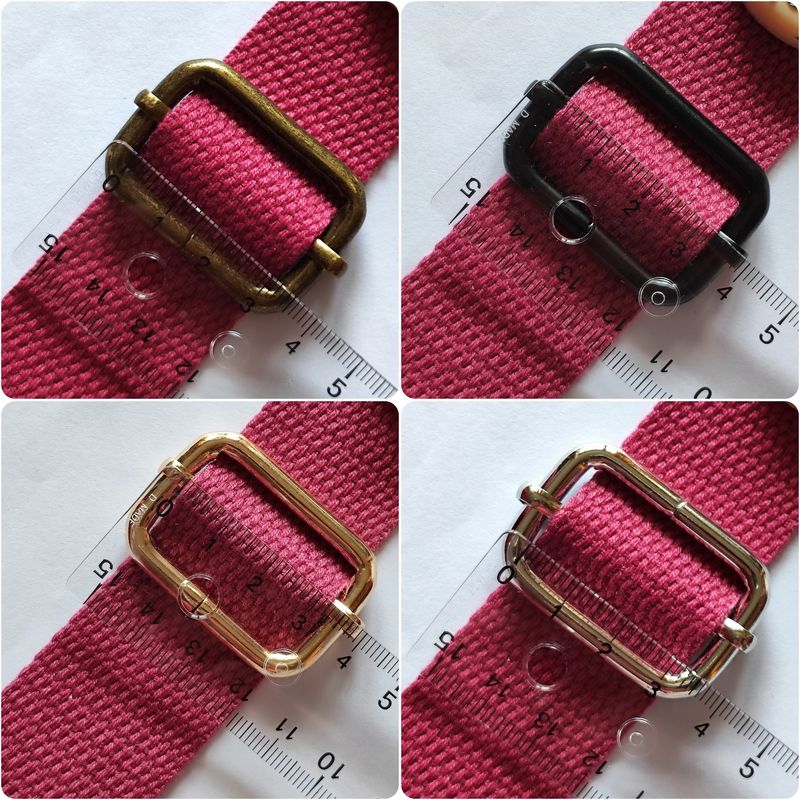 Boucle coulissante 32mm ép. 4.8mm (choisissez vos couleurs)