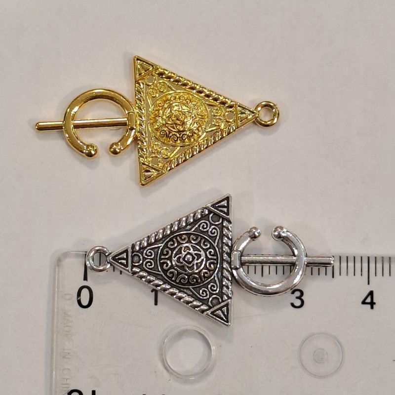 Pendentif kabyle 3,5x1,9 cm (choisissez vos couleurs)