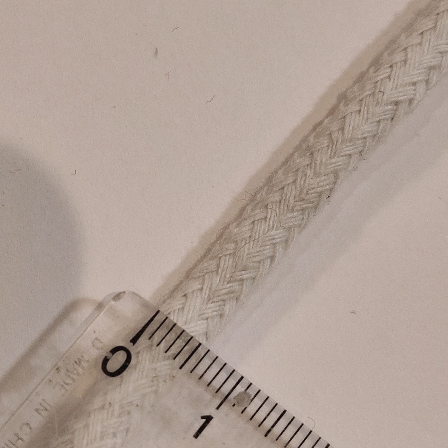 Corde coton 5mm tressé