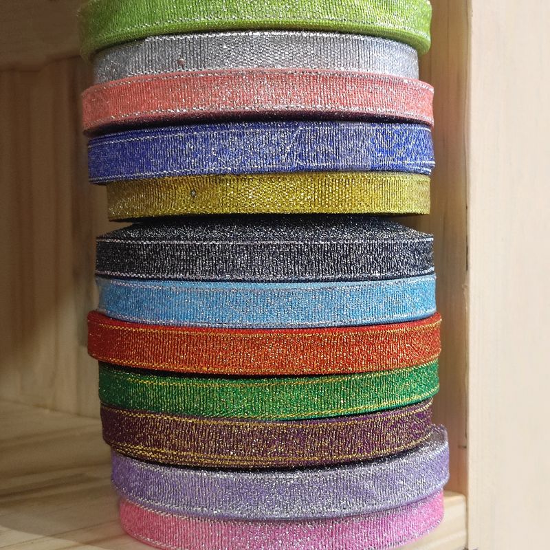 Ruban glitter 1cm (choisissez vos couleurs)