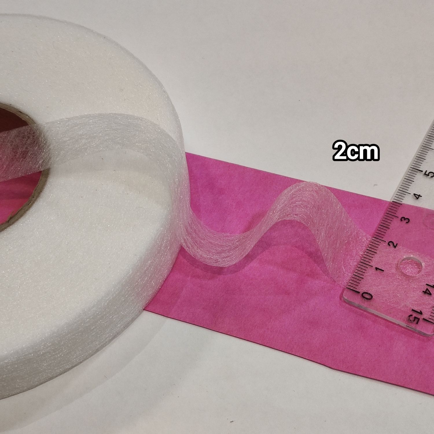 5 mètres thermocollant double face 2cm à repasser