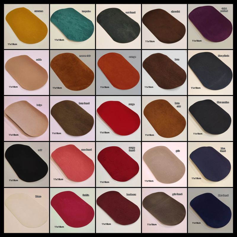 Patch genou thermocollant 11x18cm à l'unité