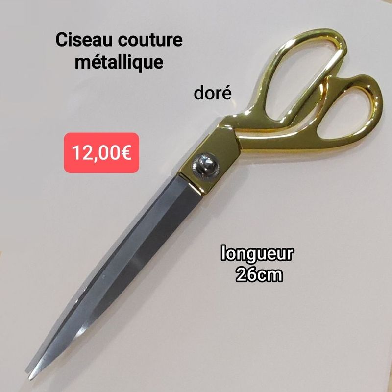 Ciseaux couture qualité professionnelle 26cm Ciseaux couture qualité professionnelle 26cm