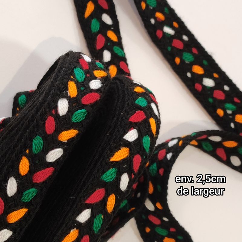 Galon kabyle tresse 2,5cm