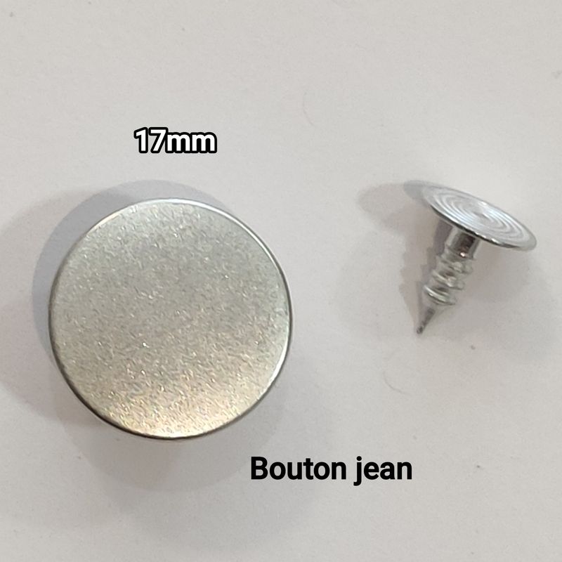 Bouton jean 17mm