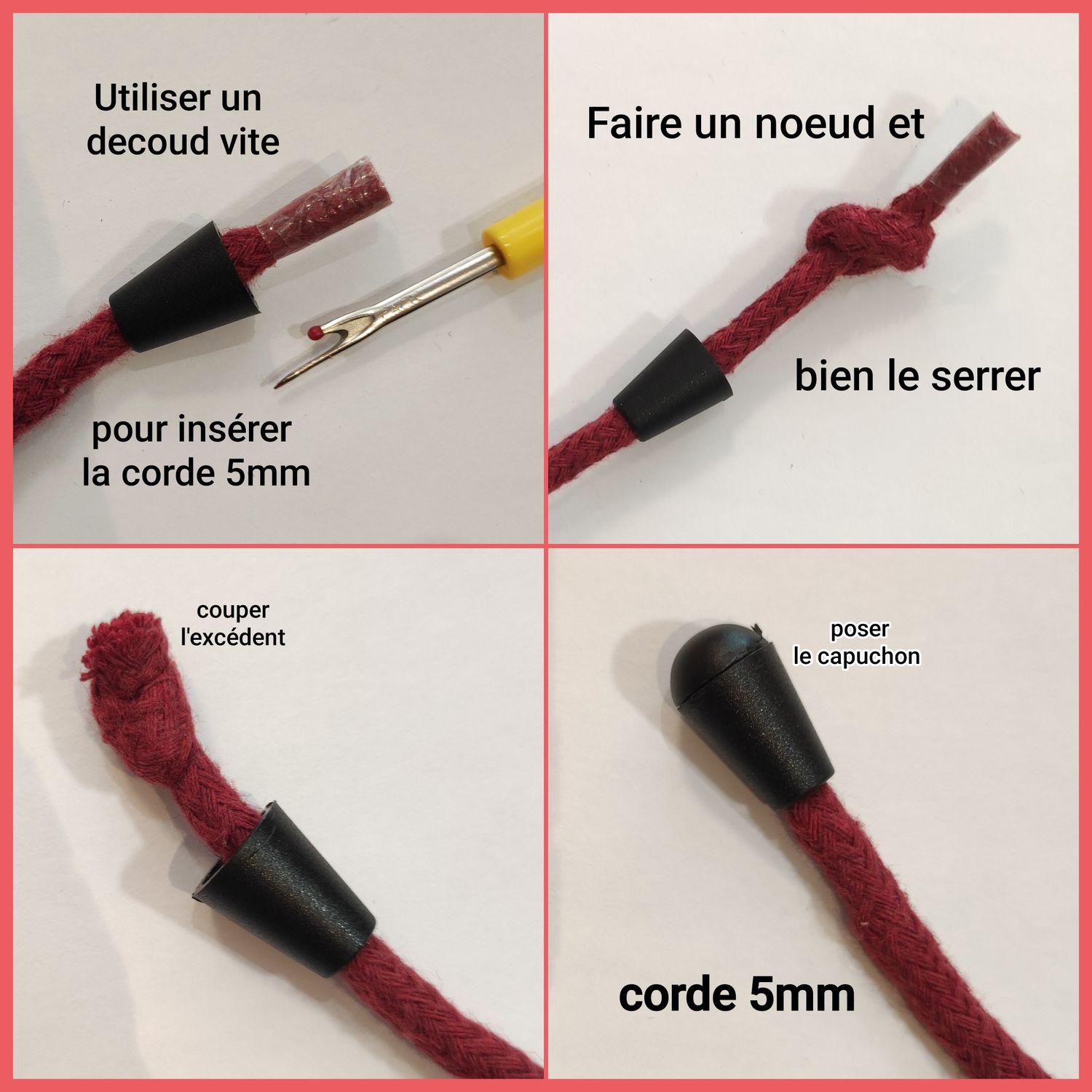 Embout cloche 5mm (la paire)