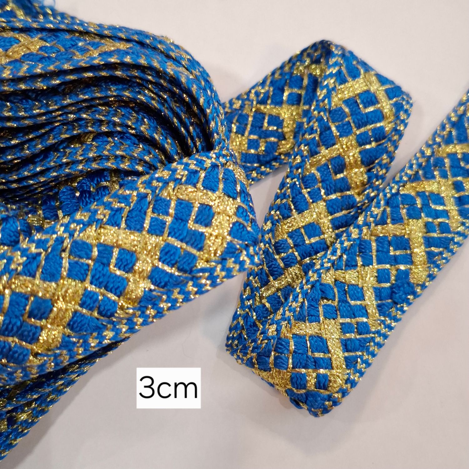 Sfifa 3cm bleu nuit / doré