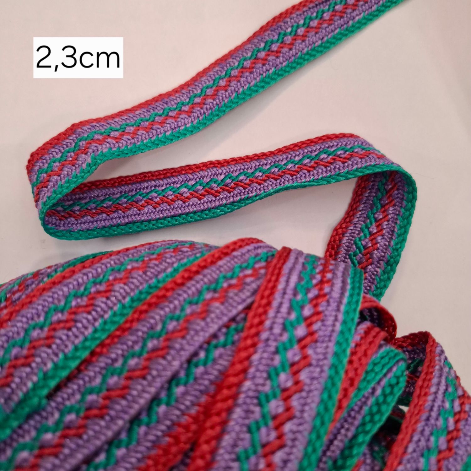 Sfifa 2,3cm rouge /violet/vert