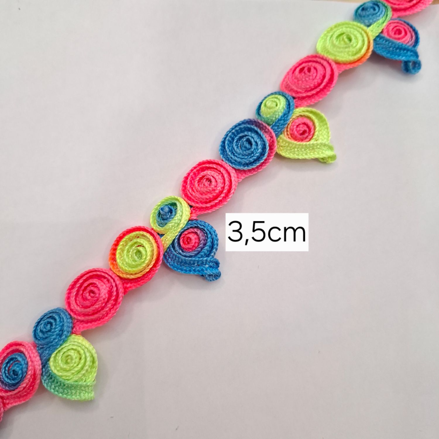 Galon coloré 3,5cm