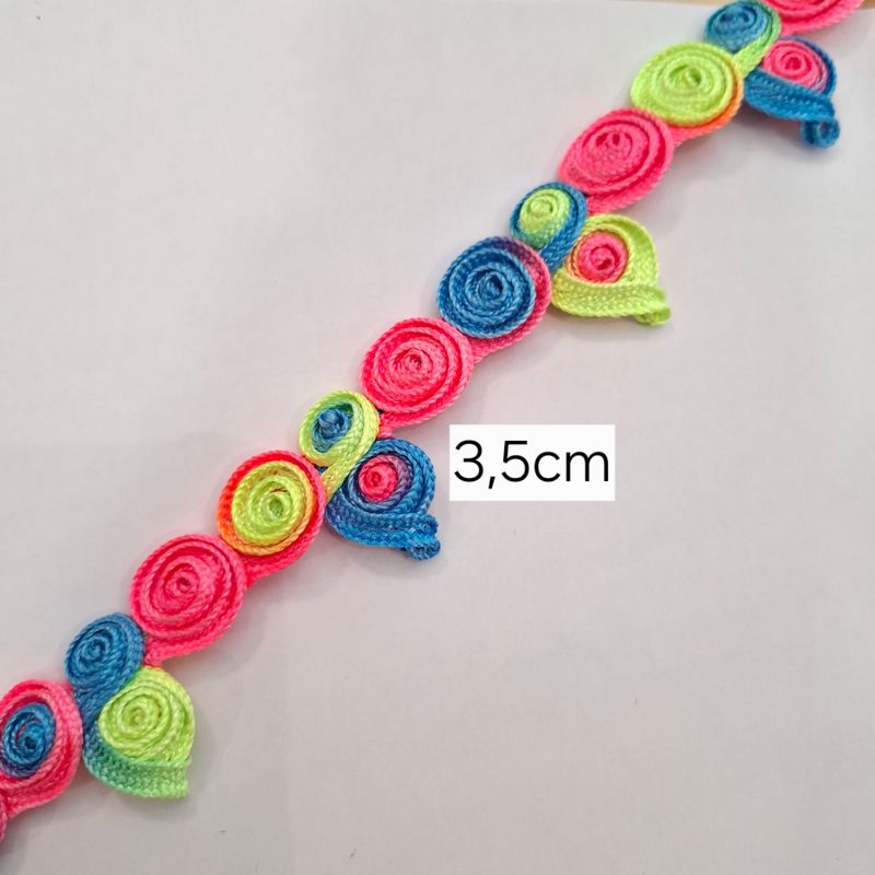 Galon coloré 3,5cm