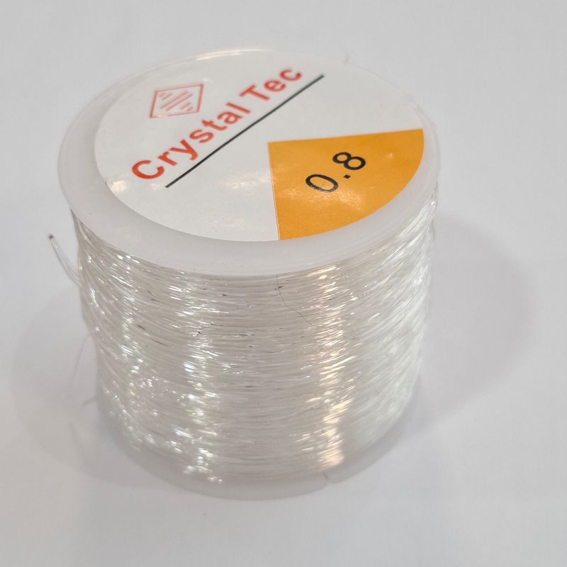 Fil élastique cristal tec 0.8mm par 90mètres 