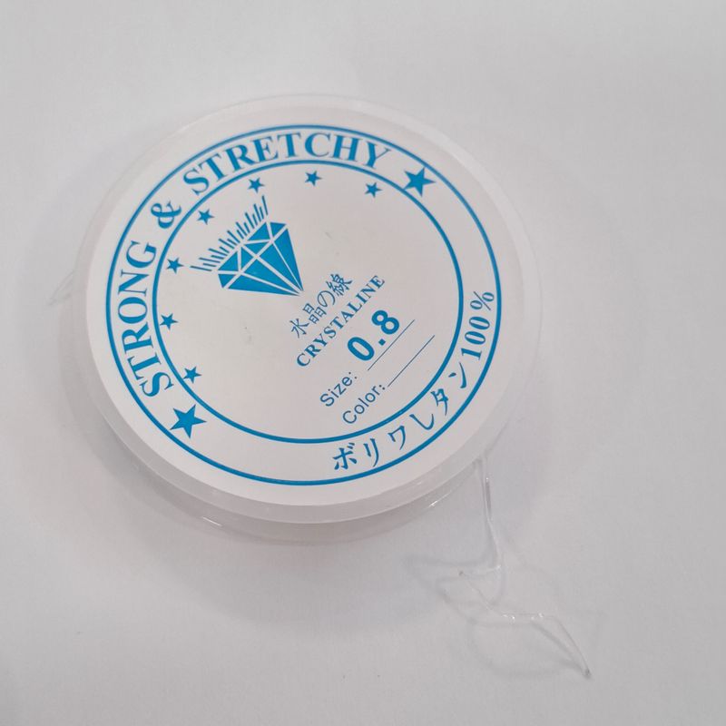 Fil élastique résistant 0.8mm par 6 mètres