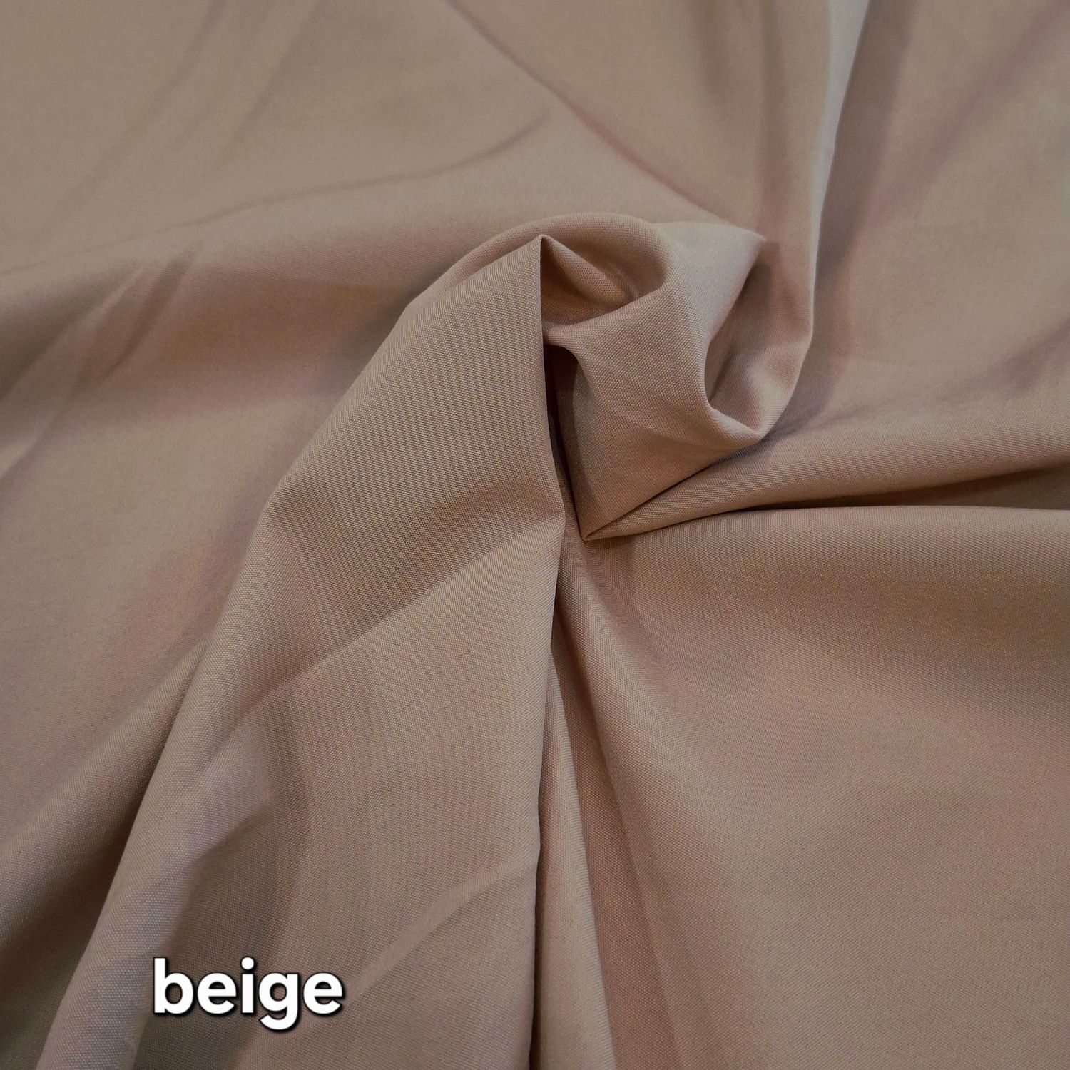 Tissu crêpe au mètre beige
