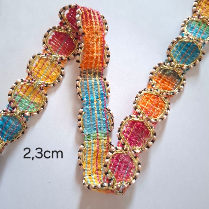 Galon kabyle coloré