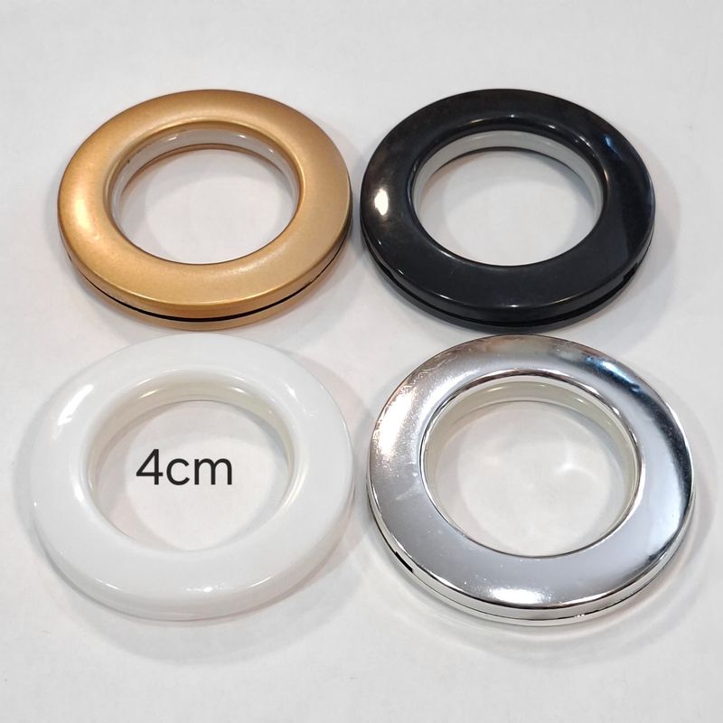 Anneau oeillet 4cm clipsable (4 couleurs)