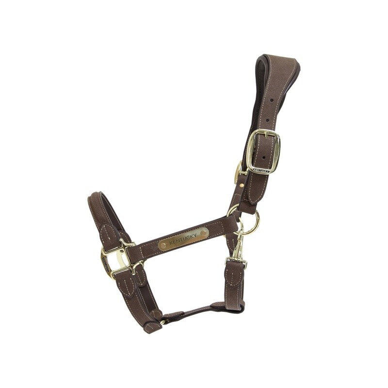 Kentucky Horsewear - Licol anatomique en suédine