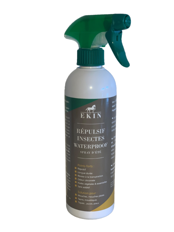 Ekin - Spray d'été répulsif insectes waterproof