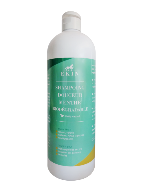Ekin - Shampoing douceur menthe biodégradable