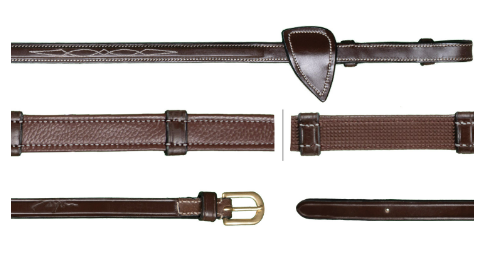 Dy&#39;on - Rênes Hunter Grip 5/8 avec 7 arrêtoirs