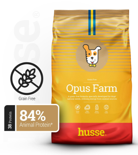 Husse - Croquettes Sans Céréales pour Chiens Sensibles | Opus Farm - 12kg