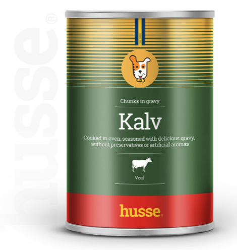 Husse - Morceau en Sauce au Veau pour Chiens à activité normale | Kalv - 1275 g