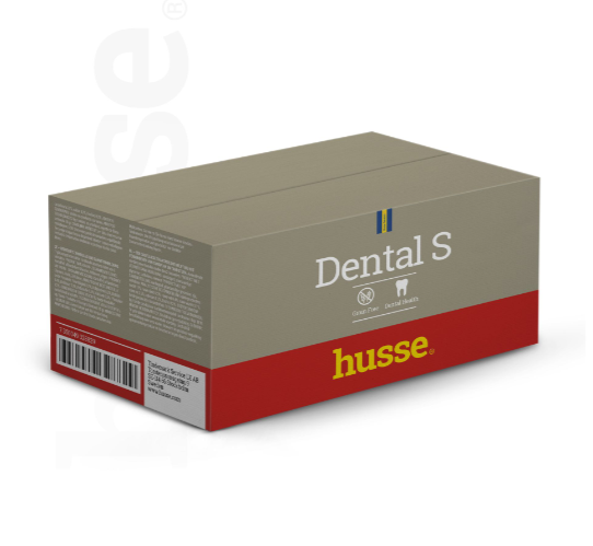 Husse - Bâtonnets à Mâcher Sans Céréales pour Chiens Adultes | Dental S - 20 pces