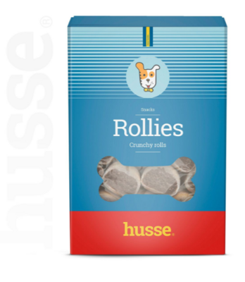 Husse - Friandises en forme de Rouleaux pour Chiens | Rollies - 500g